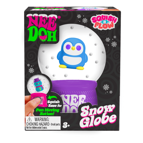 NeeDoh Squish N Flow Snow Globe 3ZNH